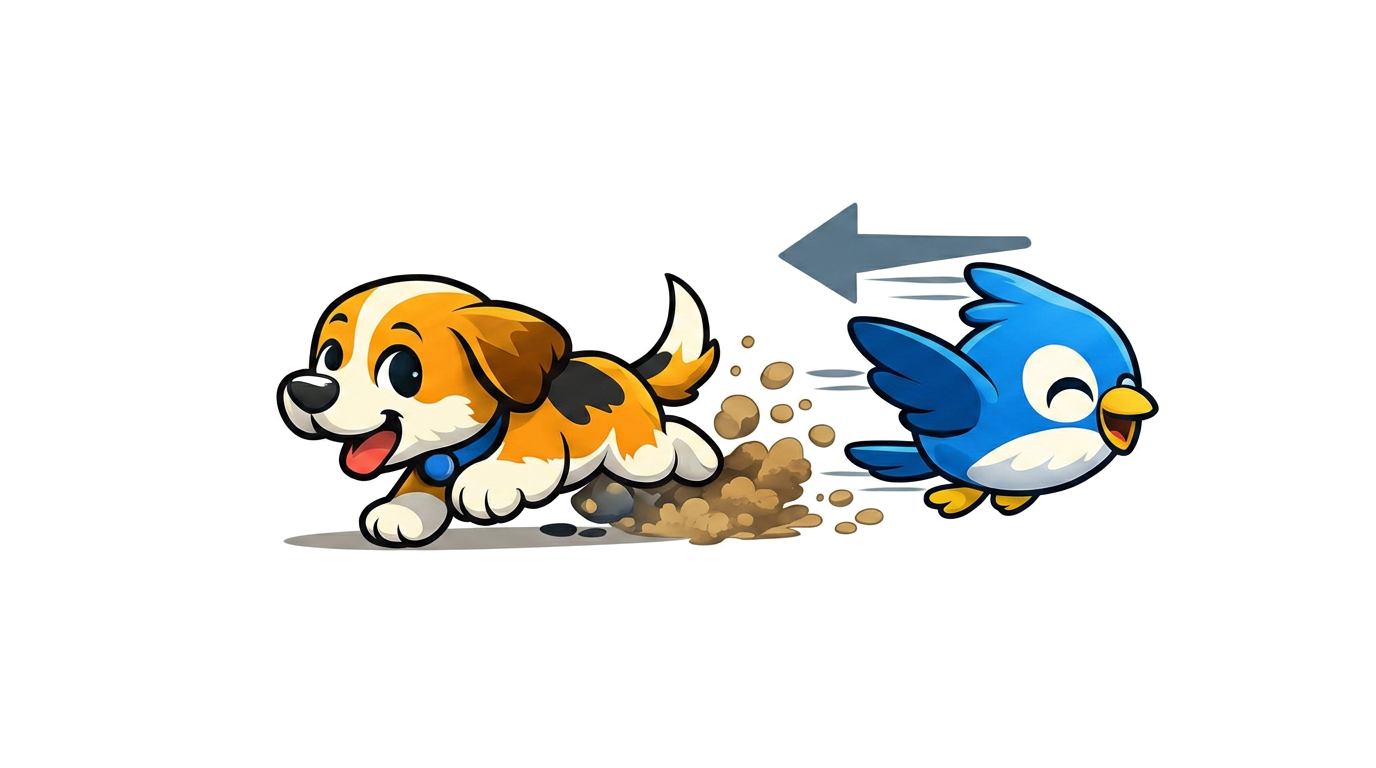 Mascots running — features are on the way!